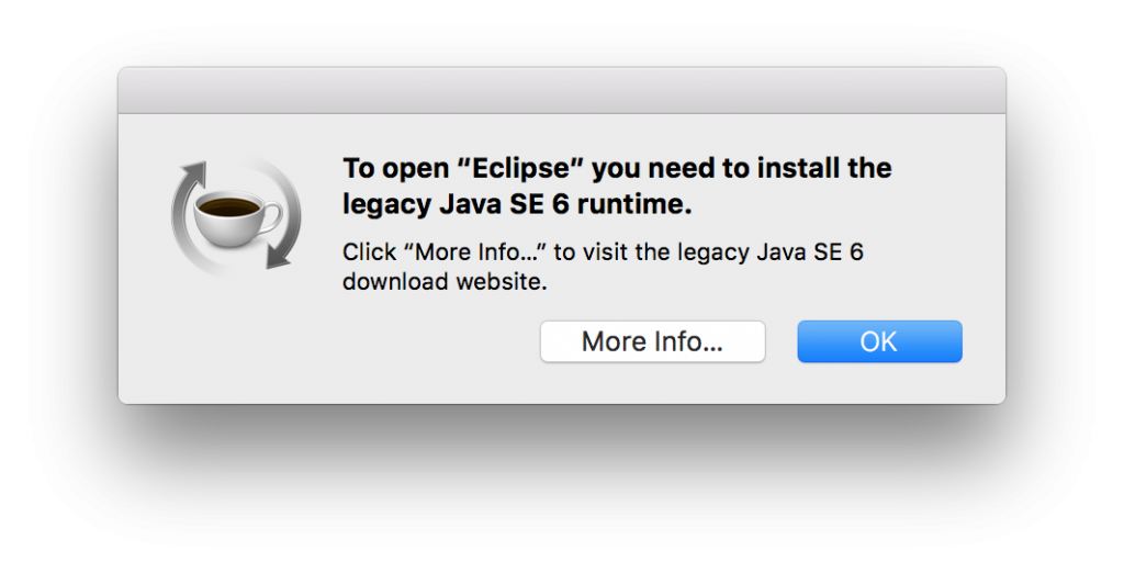 legacy java se 6 runtime download for mac