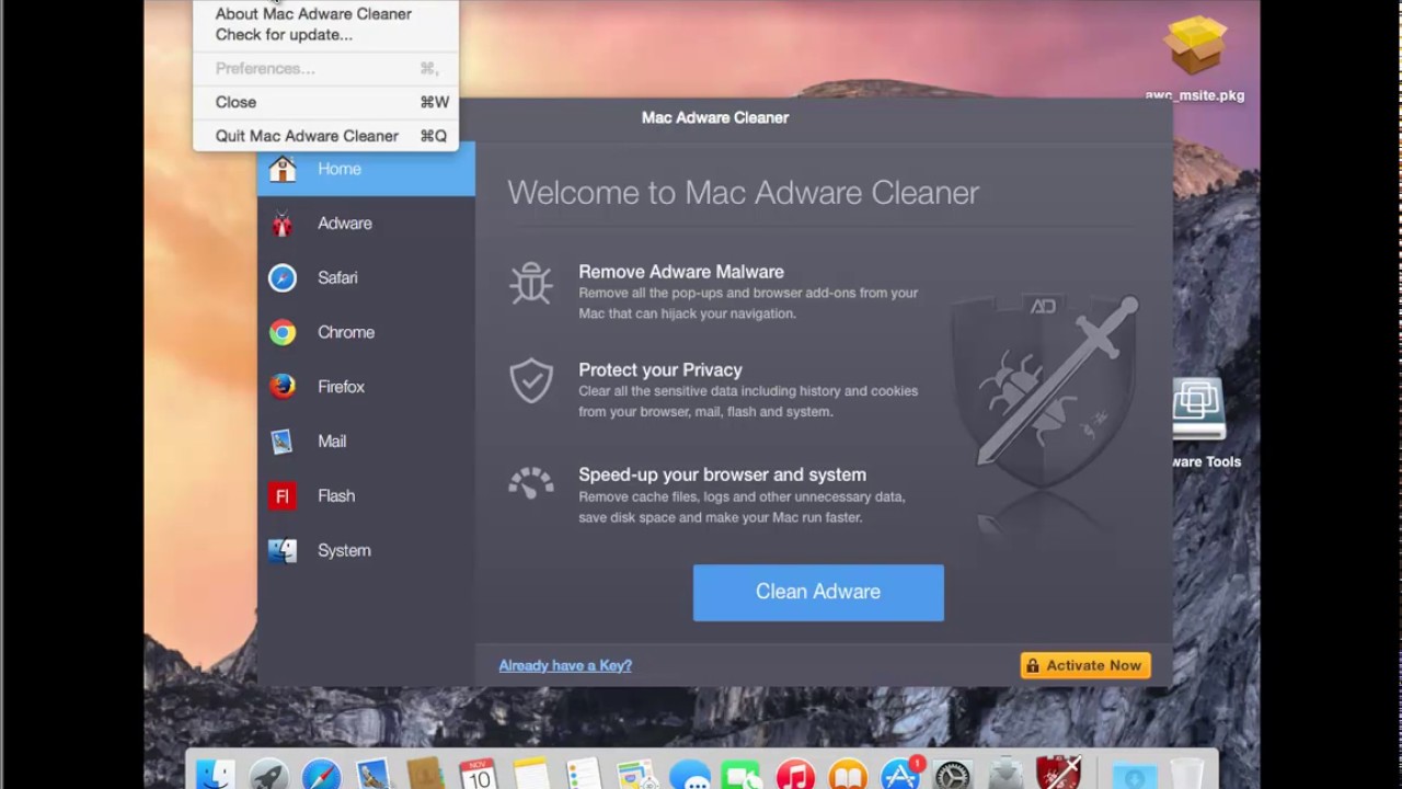 remove mac cleaner from firefox?